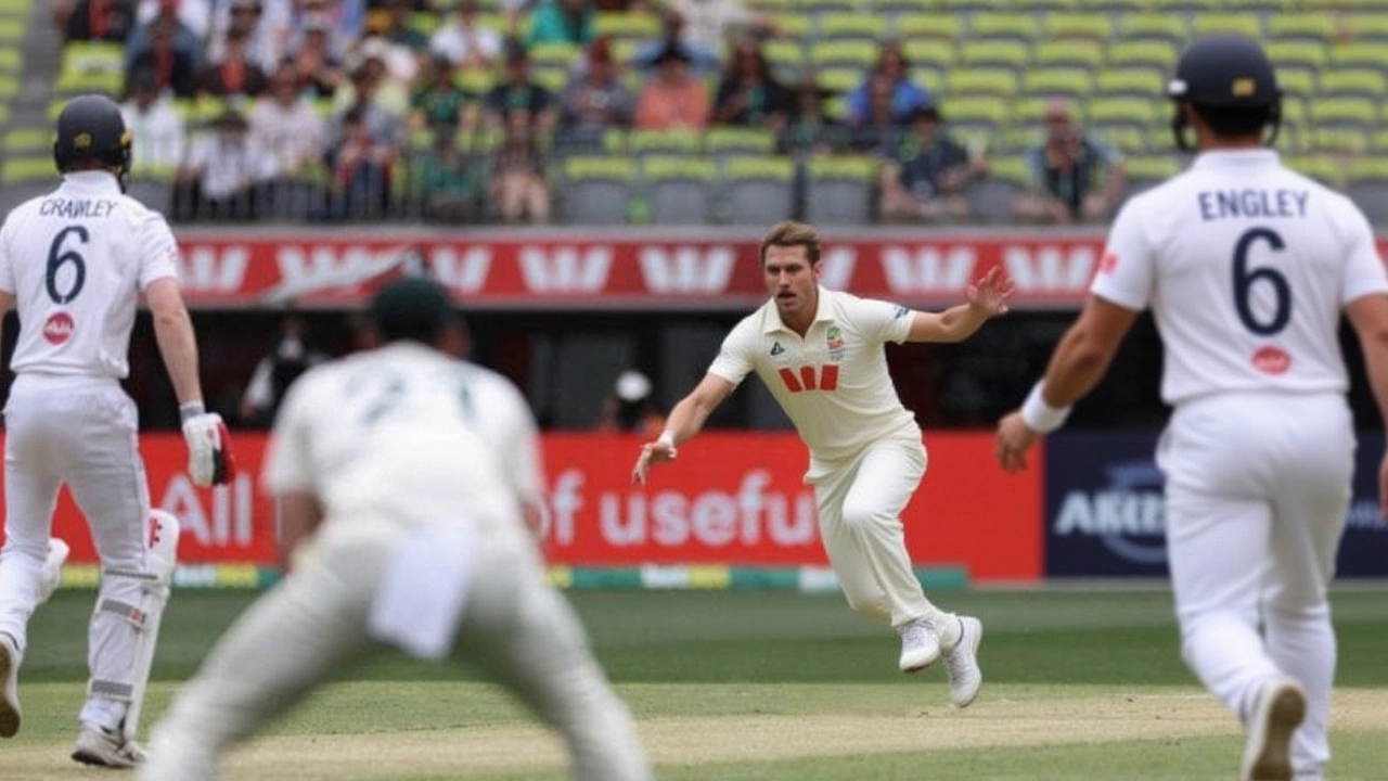 Starc’s Diving Catch Ends Crawley’s Pair in Stunning Ashes Moment