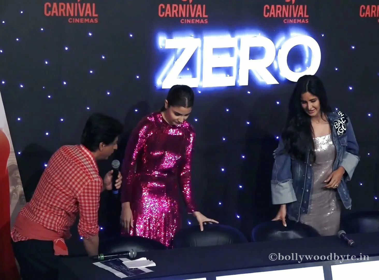 Zero Trailer Launch Katrina Anushka with SRK